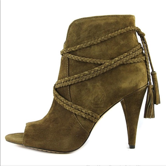 Vince Camuto Shoes - Vince Camuto Astan booties tassel braided tan